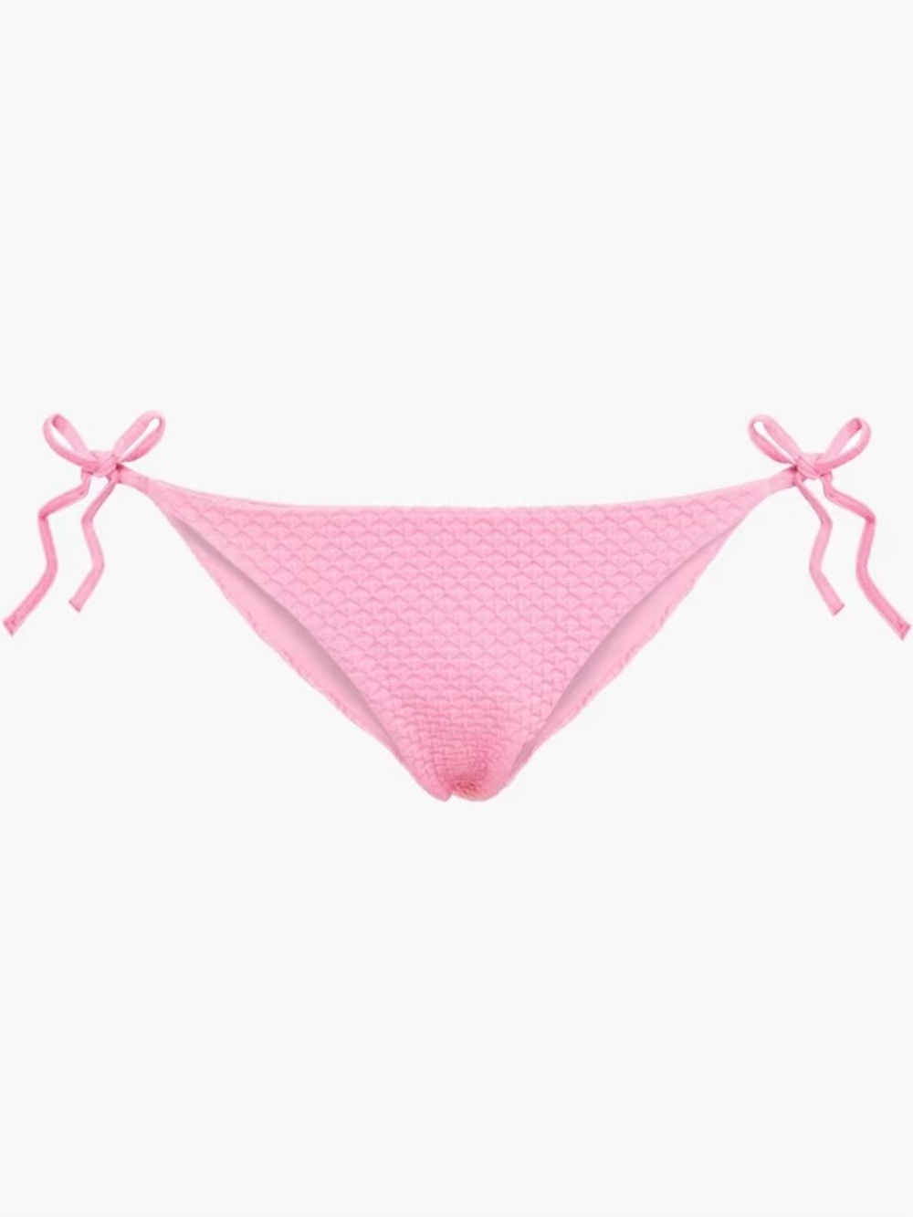 NWT Onia ‘Kate’ String Tie Bikini Briefs in “Pink Lake Geo Texture” Size Large